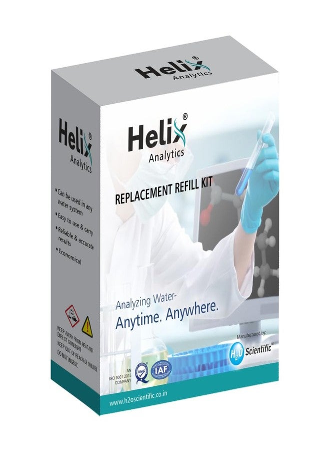 هيليكس مجموعة اختبار صلابة الماء الكلية Helix TH3، اختبار سريع وسهل للماء العسر والماء اليسر، عبوة إعادة تعبئة مجموعة اختبار صلابة الماء الكلية (عبوة من 3 قطع) - Image 4